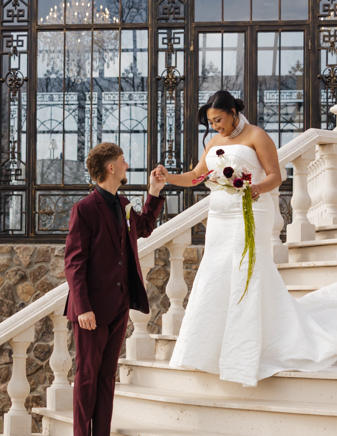A Two Lovers wedding portrait